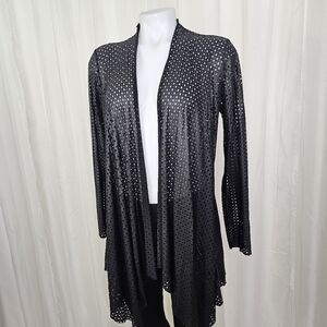 Casting La Black Open Front Cut Out Jacket Topper Size 1= XS/S